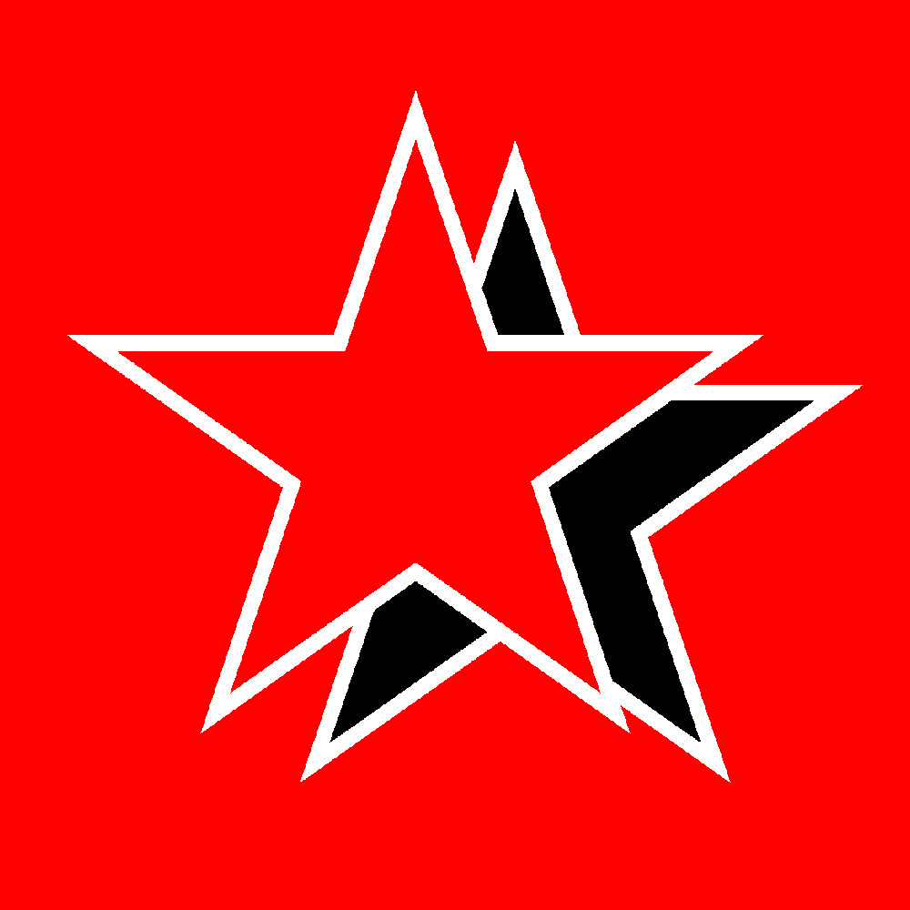 roter + schwarzer Stern