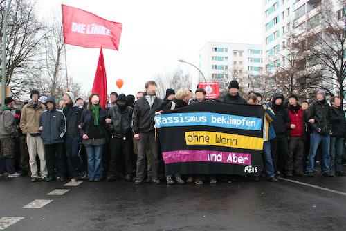 Blockade Naziaufmarsch Berlin, 6.12.08 | Foto: Björn Kietzmann 