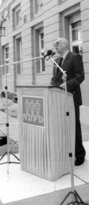 NDPD-Chef Heinrich Homann