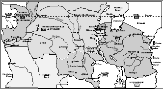 Zentralafrika und das Operationsgebiet von, 12.81k