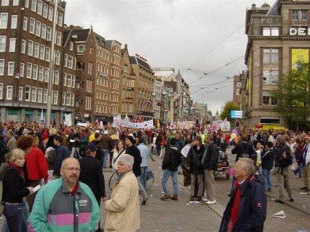 Demo Amsterdam - 2. Oktober 2004