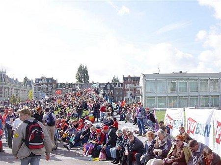 Demo Amsterdam - 2. Oktober 2004