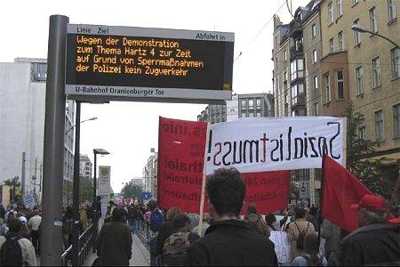 Demo Berlin - 2. Oktober 2004