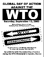 WTO: Portland Day of Action flyers