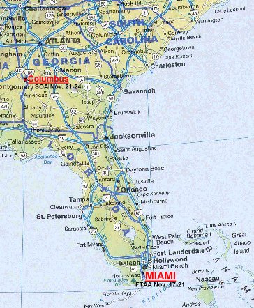 Www Agp Org Archives Ftaa Miami 2003 Map Florida Georgia