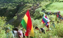 Marcha hacia La Paz por la Vida y la Soberanía