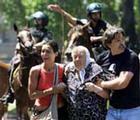 represion contra madres