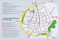 Stadtplan Göttingen: Historischer antifaschistischer Widerstand