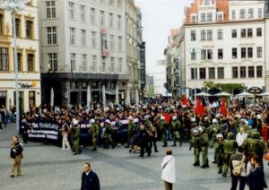 Demo am 14.10.00 in Leipzig