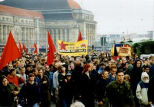 Demo am 14.10.00 in Leipzig