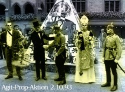 Agit-Prop-Aktion vom 2.10.'93