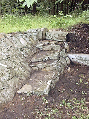 Bild: Treppe am Bahndamm