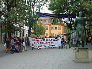 Bild:  in der Innenstadt von Weimar