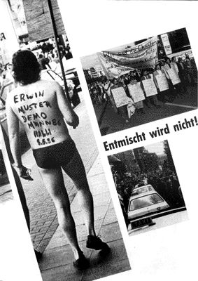 Demo in Hamburg 12.06.1986