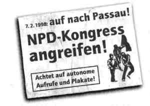 Kriminalisierter Aufkleber.